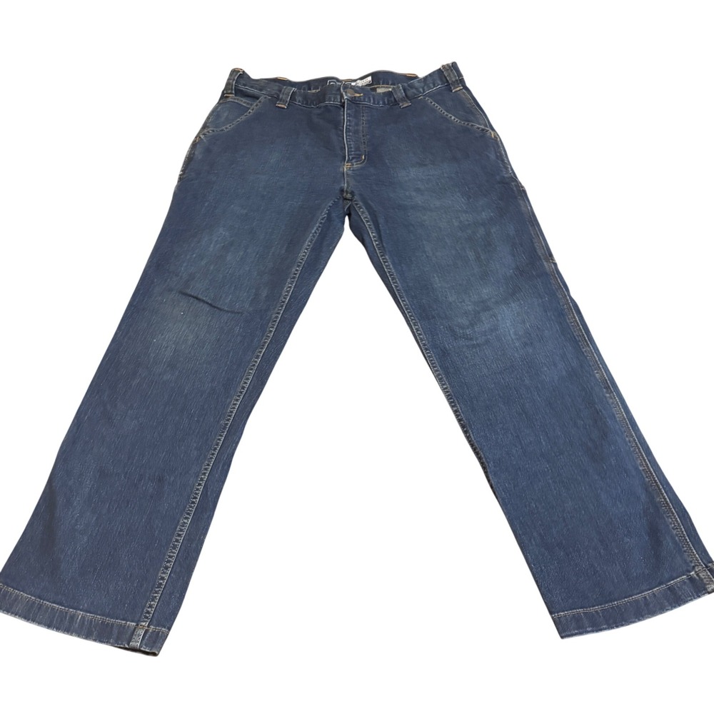 Carhartt Mens‎ Relaxed Fit Carpenter Jeans Dark Wash Blue BD2808-M 36x30